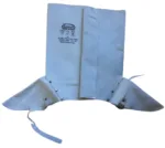 GREY SPLIT LEATHER ANKLETS - Image 2