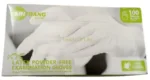 DISPOSABLE LATEX EXAMINATION GLOVES POWDER FREE (100) - Image 2