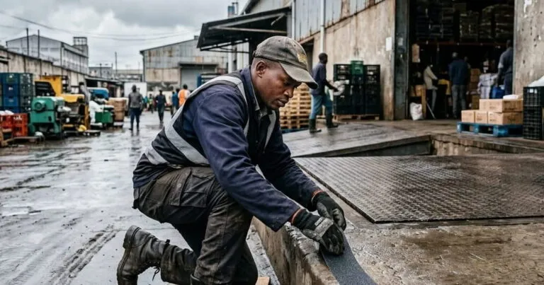 Anti-slip tape for Kenyan factory and warehouse floors